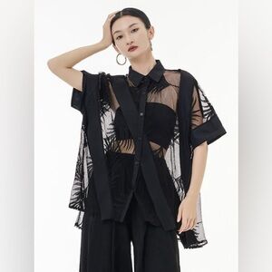 NWT Marigold Shadows Top